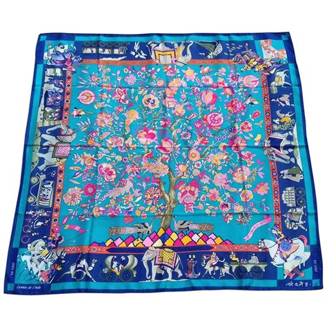 hermes scarf indian design|authentic hermes scarves.